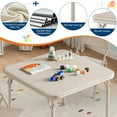 thumbnail image 3 of Kids Folding Table and Chair Set – 3-Piece Toddler Activity Table for Learning, Dining, Crafts, and Playtime, 3 of 8