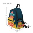 thumbnail image 3 of FORMRS School Backpack with Front Zippered Pocket 12" Student Travel Daypack, Blue UFO, 3 of 6