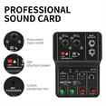 thumbnail image 2 of Tarjeta de Sonido Mezcladora de Audio Profesional con Monitor para Guitarra Eléctrica, Transmisión en , Grabación para Estudio, Canto, Computadora y PC, 2 of 5