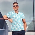 thumbnail image 5 of Daiia Cute Rabbit Pattern Men’s Polo Shirts,Solid Deck Shirt,Classic Fit, Breathable Cotton Polo for Casual and Sport Wear-Medium, 5 of 7