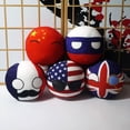 thumbnail image 1 of 10cm lindo Countryball Polandball muñecos de peluche Anime juguetes cortos Mini almohada bolsa llavero colgante regalos de disfraz, 1 of 5