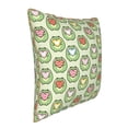 thumbnail image 2 of KLL Cute Chubby Frog Decorative Throw Pillow Covers Velvet Soft for Couch Sofa Bedroom Living Room Outdoor - 20"x20", 2 of 8