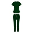 thumbnail image 2 of Uniformes de trabajo de enfermera para mujer, , pantalón con múltiples bolsillos, pantalones, conjunto de exfoliación, cómodo, Yinane  Uniformes de trabajo, 2 of 8