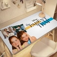 thumbnail image 3 of The Parent Trap-themed extra-large Non-Slip Base leather Desk Table mat—versatile for computer desks, dining tables, and more.12"x24"(30X60cm）, 3 of 6