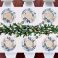 thumbnail image 7 of Ryvnso Blooming Flowers Round Plate Mats Dining Table Placemat Set of 4 for Holiday Decoration, 7 of 7