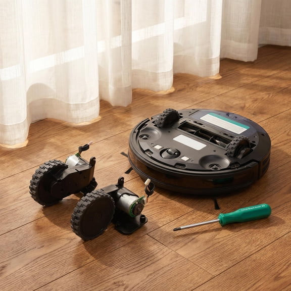 HONMEET 1 Pair Vacuum Robot with Anti- Material for Wood, Tile, and Hard Floors Replacement