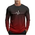 thumbnail image 2 of Blusas y camisas de manga larga con cuello redondo, moda casual para hombre, camisetas deportivas estampadas, blusas de manga larga con cuello redondo, camisas, blusas para hombre, blusa de poliéster, 2 of 5