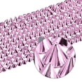 thumbnail image 4 of Unique Bargains 2 Yards Coudre sur Cônes Pointes Clous, 12 Rangées Rivets Plats en Plastique Ruban Punk, Rose, 4 of 6