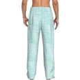 thumbnail image 3 of Uemuo Blue Bright Pattern Men's Wide Leg Palazzo Lounge Pants with Pockets Light Weight Loose Comfy Casual Pajama Pants-X-Large, 3 of 9