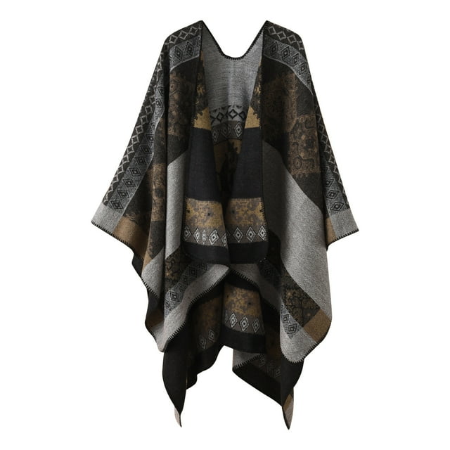 DPTALR Foulard Rétro à Carreaux Automne et Hiver pour Femmes Protection contre le Froid et la Chaleur