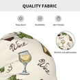 thumbnail image 4 of KLL Grapes Bbottles Wine Winter Fall Beanie Knit Hats for Men & Women - Warm & Soft Stylish Toboggan Caps for Cold Weather, 4 of 6