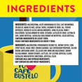 Café Bustelo Caf con Leche Instant Coffee Drink Single Serve Packets, Box of 5