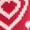 Classic Red Fair Isle Hearts, variant on Woman Within Plus Size Holiday Motif Sweater