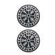 thumbnail image 5 of Parche de brújula vikinga de PVC de 2 piezas con velcro para vaqueros, chaquetas y sombreros. en blanco y negro, 5 of 9