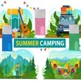thumbnail image 2 of 3 Pcs 0 Degree Camping Sleeping Bags Bulk for Adults Kids, Warm Weather Youth Sleeping Bags for Boys Girls Ages 8-12, Portable Compact with Compression Sack for Hiking Backpacking Outdoor, 2 of 7