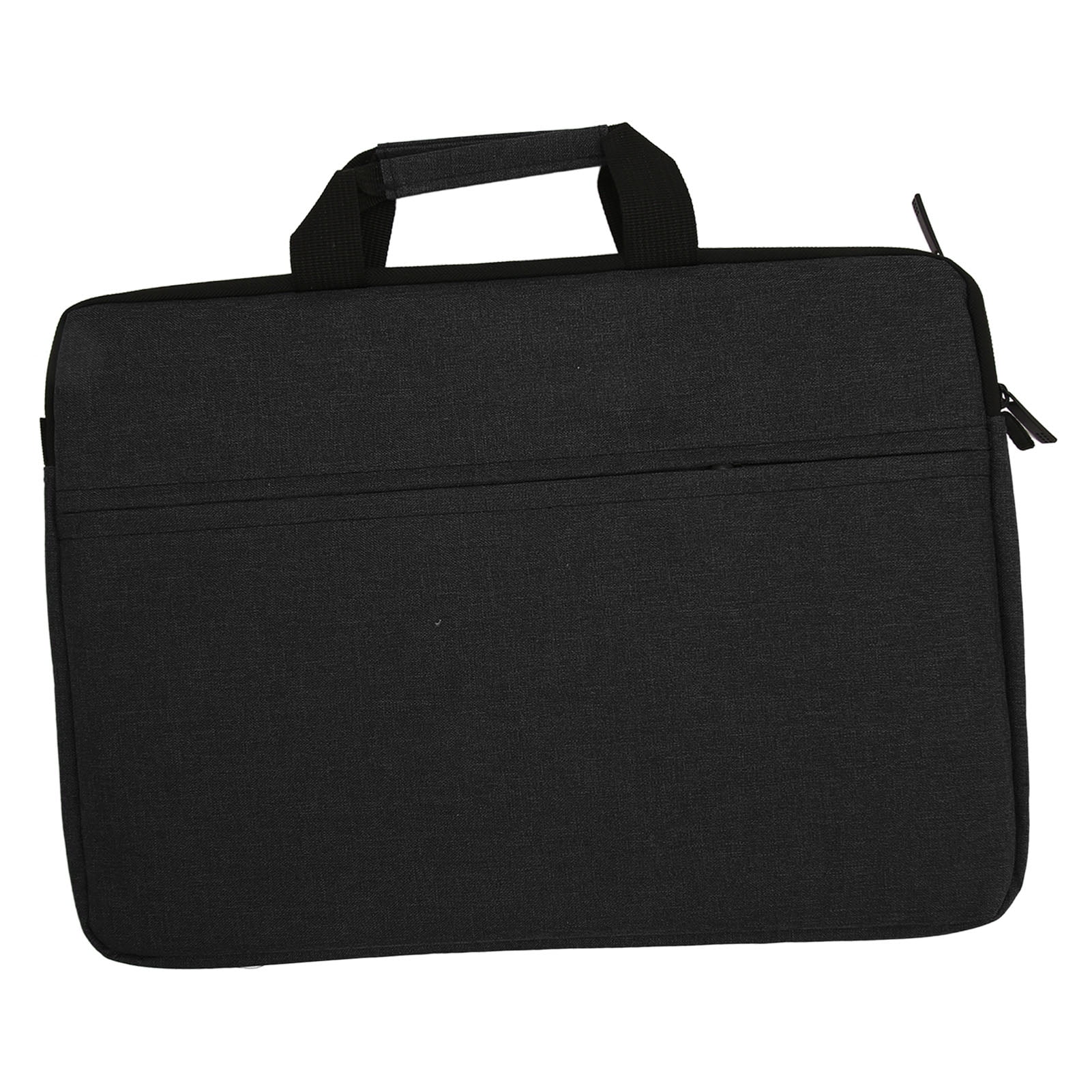 15.6Inch Laptop Sleeve Waterproof Polyester Laptop Case Portable Notebook Protective Case for Travel Business Trip Black