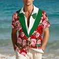 thumbnail image 4 of Valentine T-Shirt for Men Funny Printed Short Sleeve Button Down Summer Beach Casual Hawaiian Shirt,Valentines Gift Ideas for Him Shirt, 4 of 6