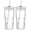 transparent, variant on 2PCS Cups with Lids and Glass Straws, 20OZ Iced Coffee Cups, Home Essential and Coffee Bar Accessories Borosilicate Glass Tumblers with Lid and Straw for Beer, Cocktail (Clear, 2pcs)
