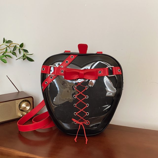 ITA Bag Purse Kawaii Mochila Itabag para Niñas Mujeres Cierre Tirante Ajustable La Pines Evento Halloween