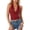 Red, variant on Shirts For Women Tees Tops Deep V Neck Sleeveless Backless Slim Fit Solid Color Tank Shirt Trendy Outfits