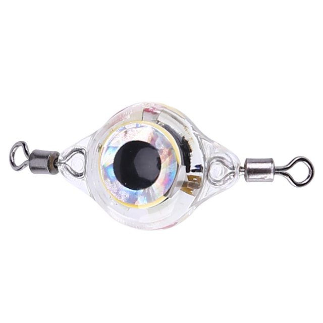 Pesca Luces de pesca atractivas impermeables LED en forma de ojo Mini herramientas de lámpara de señuelo de pesca Ehuebsd Para Estrenar