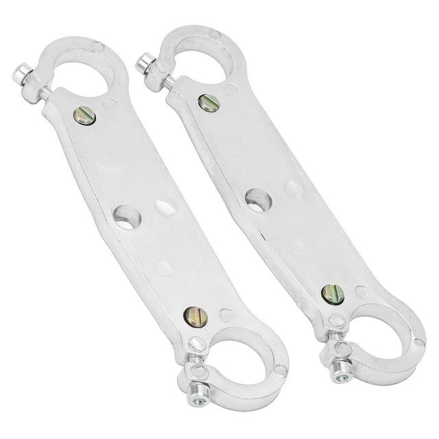 Yuges delanteros de la horquilla delantera, pareja de agujeros de 22 mm a la resistencia a la resistencia a la resistencia de la Óxido de aluminio al revés ye de horquilla de