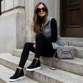 thumbnail image 4 of Cushionaire Hart Womens Casual Shoes with Dual Zippers- Lightweight Hidden Wedge Fashion Sneakers for Women, 4 of 18