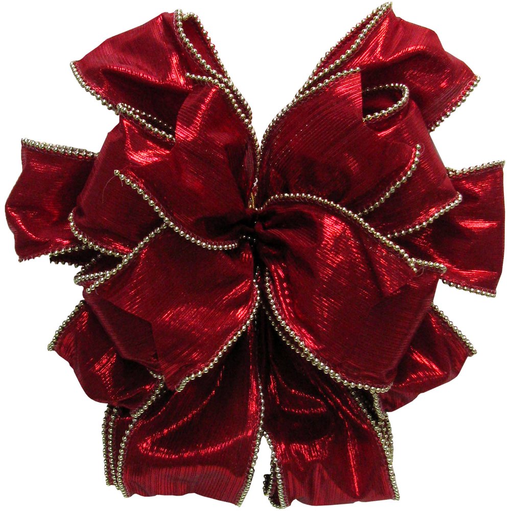 Holiday Time Red Tree Topper Bow