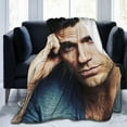 thumbnail image 2 of Henry Cavill Blanket Soft and Comfortable Warm Fleece Throw Blankets Carpet Rug Decoration Gift for Decor Room Dormitory Picnic Yoga Sofa Camping Travel All Season, 2 of 6