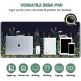 thumbnail image 2 of Large Gaming Mouse Pad Extended Mouse Pad with Stitched Edge, Keyboard Mouse Mat Non-Slip Rubber Base Desk Pad 31.5x11.8 inch for Office Home Game Work, Flowers Plants, 2 of 6