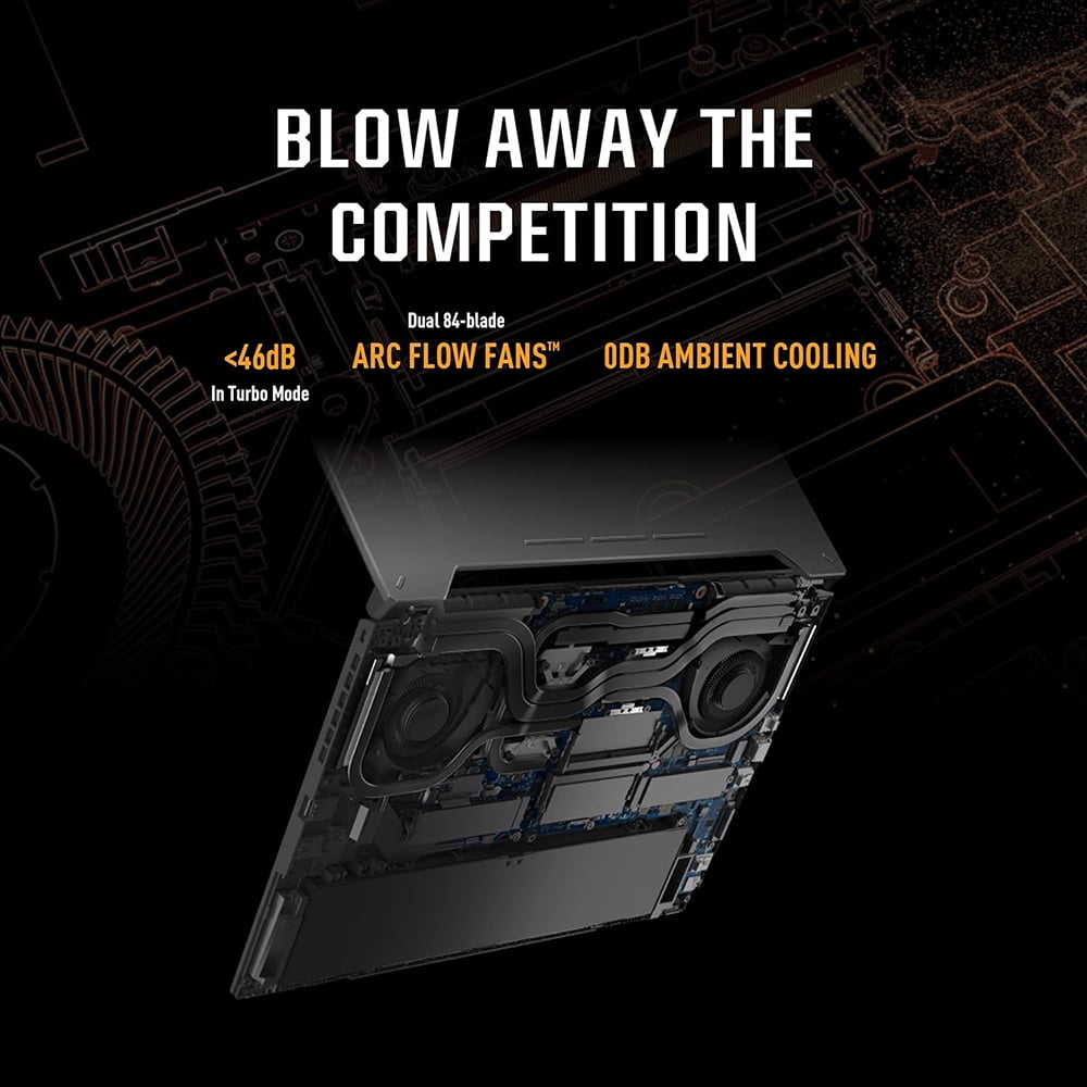 ASUS TUF Gaming A17 (2023) Gaming Laptop, 17.3" FHD 144Hz Display, GeForce RTX 4050, AMD Ryzen 7 7735HS, 16GB DDR5, 1TB PCIe 4.0 SSD, Wi-Fi 6, Windows 11, FA707NU-DS74