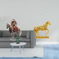 thumbnail image 2 of Letrero de escritorio Home Knight, adorno acrílico de caballero, estatua de caballo, figura de caballo, elegante adorno artesanal de resina impermeabl, 2 of 8