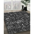 thumbnail image 2 of Ahgly Company Indoor Round Patterned Midnight Gray Area Rugs, 7' Round, 2 of 6