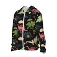thumbnail image 2 of Xecao Cute Dinosaurs for Sun Shirt-A lightweight, hoodie-style long-sleeve UV protection garment designed for other outdoor activities., 2 of 9