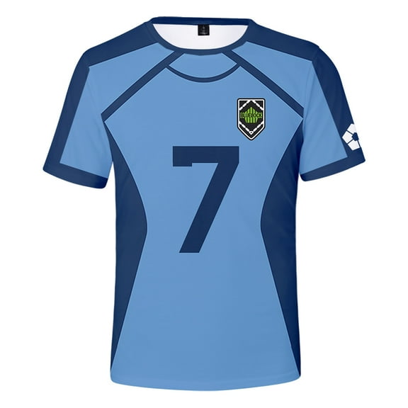 Blue Lock Cosplay Shorts T-shirt Anime Sports Sets Merch Unisex Sports Shirt Sports Pants