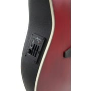 Applause 6 Strings Acoustic Electric Guitar, Ruby Red, 83.2 oz, 40