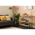 thumbnail image 5 of South Shore Maliza Bar Cart Faux Marble and Gold, 5 of 6