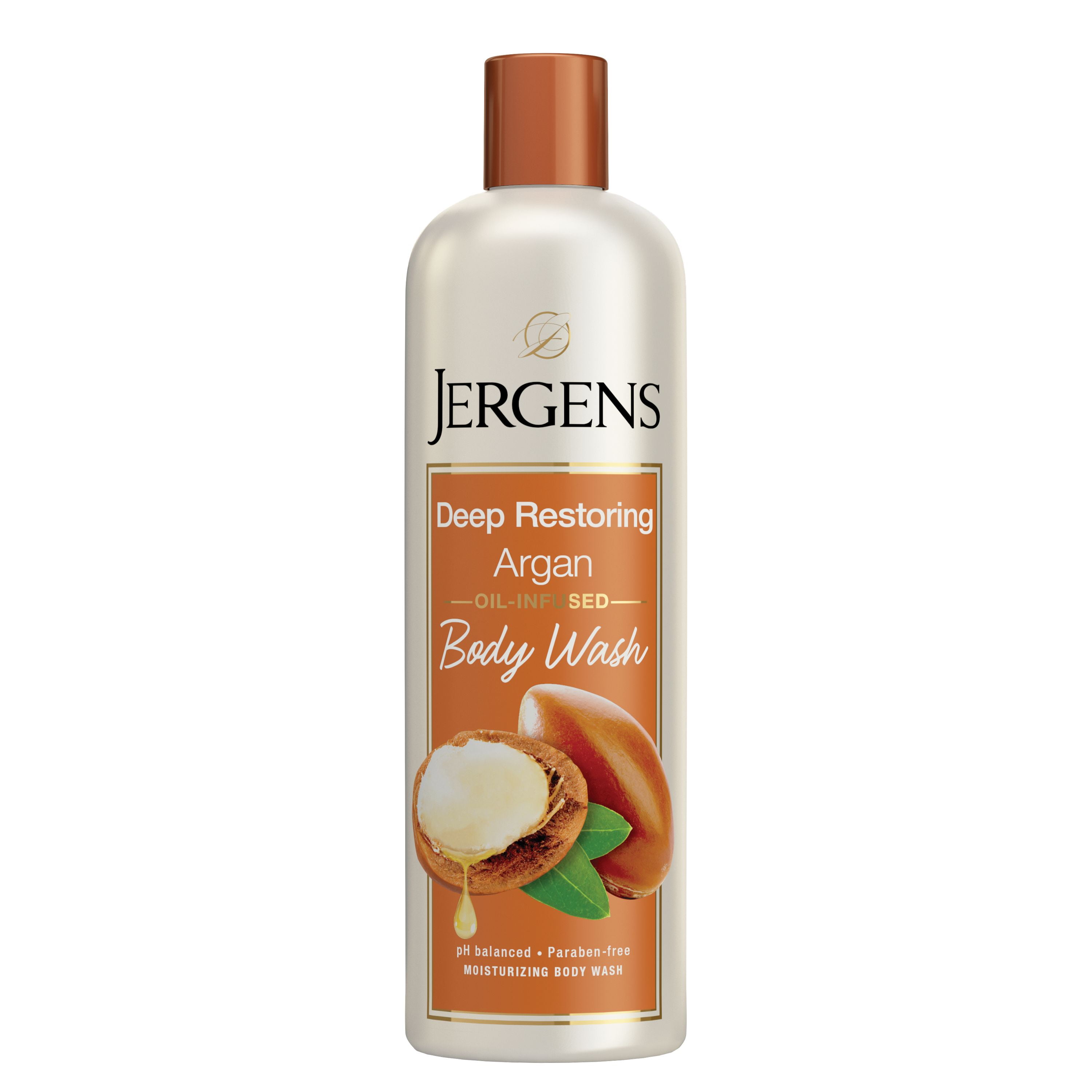 Jergens Deep Restoring Argan Body Wash, 22 fl oz