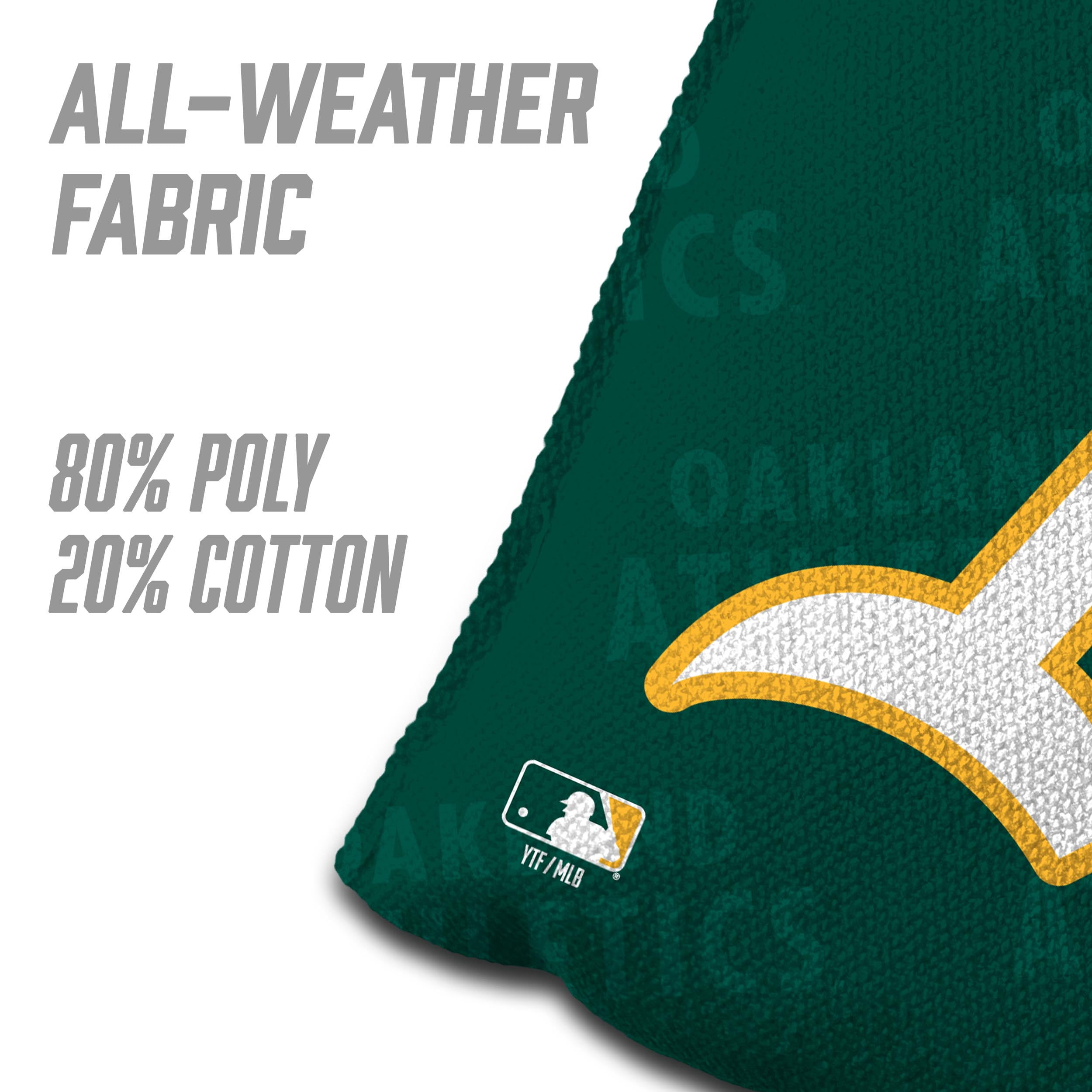 MLB Oakland Athletics Cornhole Bags - 4PK - Green