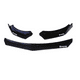 thumbnail image 1 of Splitter Lip Bloosom  Universal Plástico Delantero Auto 3 Piezas Negro, 1 of 5