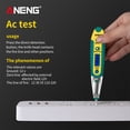 ANENG Testing Pen VD700 ACDC 12- LCD Digital Display Voltage Test Pen ...