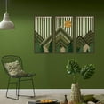 thumbnail image 5 of Bohemian Style Hollow Wooden Wall Hanging Decor 4-Piece Mountain and forest Patterned Wall Art Natural Wood Texture Home Decoration, 5 of 6