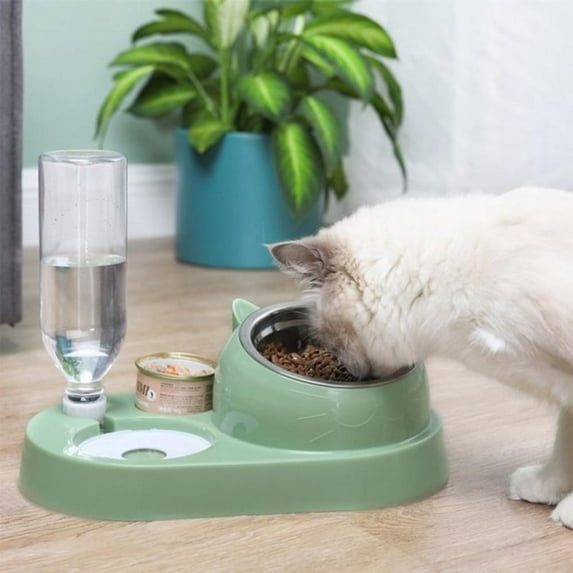 Automatic Cat Feeder Pet Water Dispenser Station for Dogs Cats