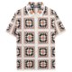 thumbnail image 4 of Ceisia Men's Summer Lightweight Granny Square Patchwork Open Knit Short Sleeve Button Down Cardigan for Casual and Vacation Wear Multicolor L Gifts, 4 of 9