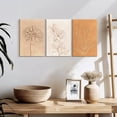 thumbnail image 3 of Elephant Stock The Art Of Botanical Wall Art - Horizontal Multi Panel Canvas - Living Room Wall Decor - Floral And Botanical Multi Panel - Beige And Orange Decor - 26" x 12", 3 of 8
