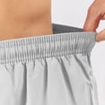 thumbnail image 4 of DDAPJ pyju Birthday Gifts! Mens Drawstring Running Shorts Solid Athletic Shorts Lightweight Quick Dry Workout Gym Shorts with Pockets Gray XXL, 4 of 7