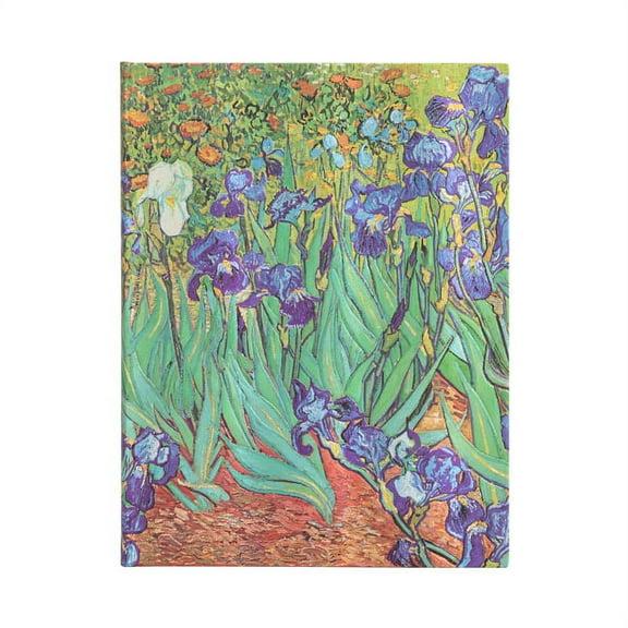 Paperblanks | Van Gogh's Irises | Hardcover | Ultra | Lined | Elastic Band Closure | 144 Pg | 120 GSM (Diary)