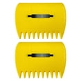 thumbnail image 2 of Peleccionador de hojas de GRABBER de hojas de 2x y 2x para la basura de desechos Ligero versátil de 34x24.5 cm Herramienta de jardinería Handheld Amarillo, 2 of 8