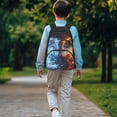 thumbnail image 2 of KUIFORTI Ice Fire Wolf Print Kids School Backpack Large Capacity with Multiple Organizer Pockets for Elementary Middle Boys Back to School Gifts for Students, 2 of 7