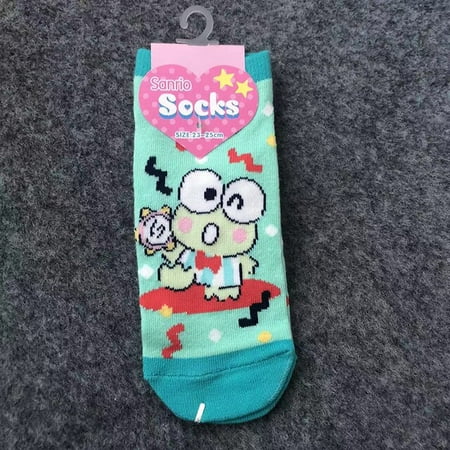 

1Pcs Sanrioed Hello kitty My Melody Cartoon Kawaii Collection High Face Value Sock Cute Girl Heart Creative Short Cotton Socks